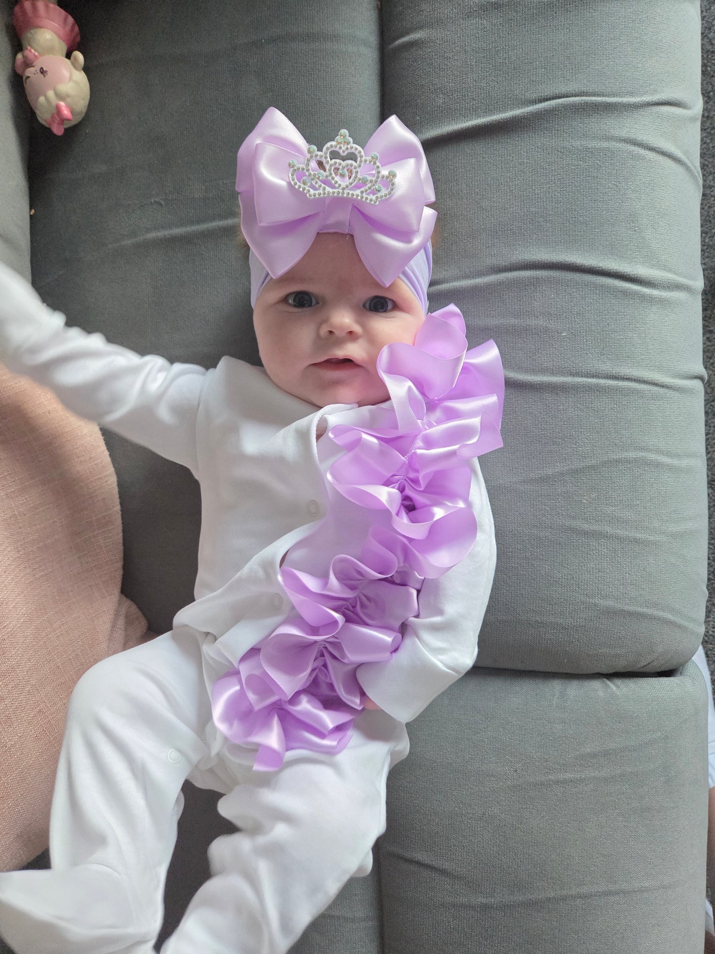Baby grow and head band set