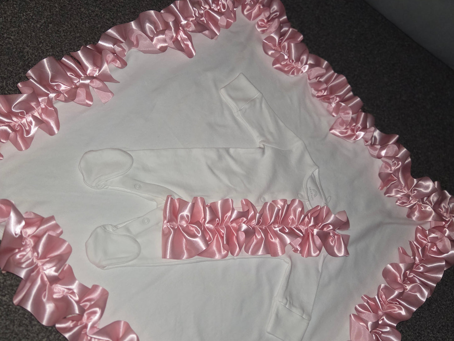 Blanket and babygrow set