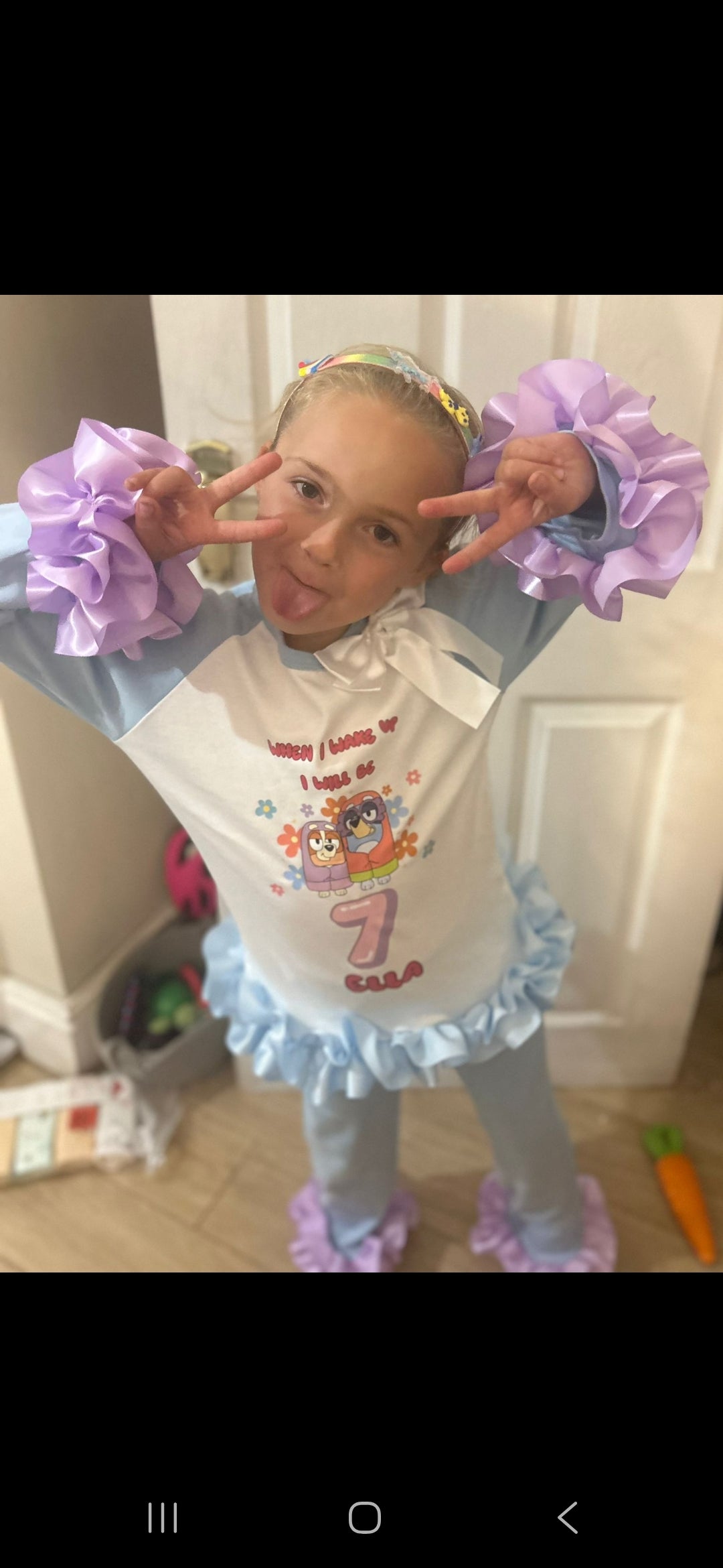Birthday pjs